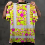 hi-vis-shirt-reflective-tapes-pink-neon-and-lime-flowers-custom-name-28a7d.webp