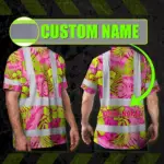 hi-vis-shirt-reflective-tapes-pink-neon-and-lime-flowers-custom-name-c4c7f.webp