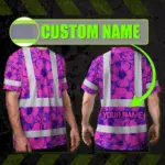 hi-vis-shirt-reflective-tapes-violet-neon-and-pink-flowers-custom-7e262.webp