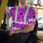 hi-vis-shirt-reflective-tapes-violet-neon-and-pink-flowers-custom-97e17.webp