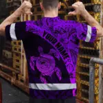 hi-vis-shirt-reflective-tapes-violet-neon-turtle-hawaiian-polynesian-038e4.webp