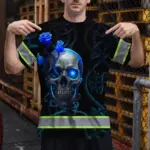 hi-vis-t-shirt-reflective-tapes-blue-neon-skull-custom-name-safety-0a097.webp