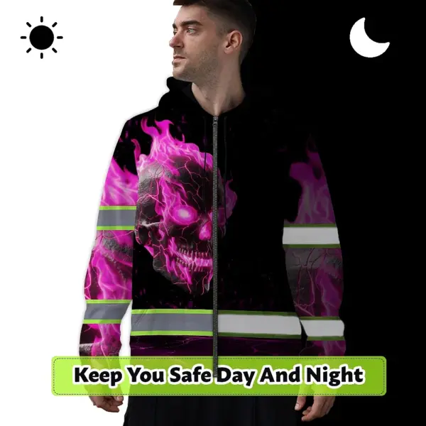 hi-vis-zip-hoodie-reflective-tapes-pink-neon-skull-custom-name-f4a8c.webp
