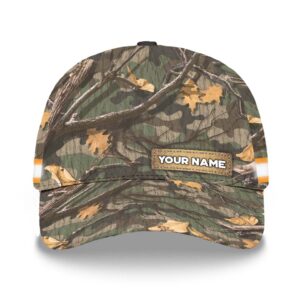 Hi Vis Reflective Hunting Camo Custom Name Cap Safety Workwear
