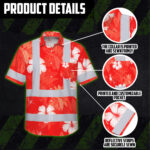 Hi-Vis-Hawaiian-Shirt-Reflective-Tapes-Red-Neon-Custom-Name-Safety-Workwear-For-Workers,-Truckers,-Operators-6
