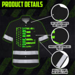 Hi-Vis-Hawaiian-Shirt-Reflective-Tapes-Scratch-Green-Neon-US-Flag-Custom-8