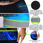 Hi-Vis-T-Shirt-Reflective-Tapes-Black-And-Blue-Skull-Custom-Name-Safety-Workwear-For-Workers,-Truckers,-Operators-8