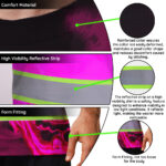 Hi-Vis-T-Shirt-Reflective-Tapes-Black-And-Pink-Neon-Skull-Custom-Name-Safety-Workwear-For-Workers,-Truckers,-Operators-8