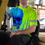 Hi-Vis-T-Shirt-Reflective-Tapes-Blue-Green-Skull-Custom-Name-Safety-Workwear-For-Workers,-Truckers,-Operators-6