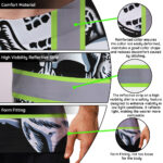 Hi-Vis-T-Shirt-Reflective-Tapes-Grey-Black-Skull-Custom-Name-Safety-Workwear-For-Workers,-Truckers,-Operators-8