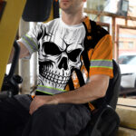 Hi-Vis-T-Shirt-Reflective-Tapes-Orange-Neon-Skull-Custom-Name-Safety-Workwear-For-Bikers,-Workers,-Truckers,-Operators-6