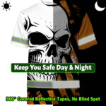 Hi-Vis-T-Shirt-Reflective-Tapes-Orange-Neon-Skull-Custom-Name-Safety-Workwear-For-Bikers,-Workers,-Truckers,-Operators-7