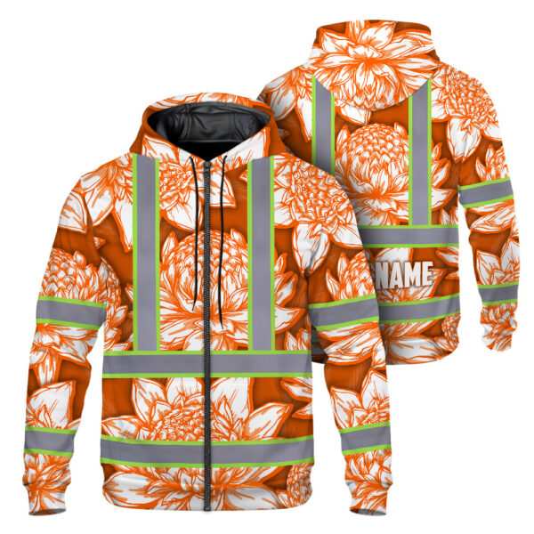 Hi-Vis-Zip-Hoodie-Reflective-Tapes-Orange-Neon-White-Protea-Custom-Name-Safety-Workwear-For-Workers,-Truckers,-Operators-1