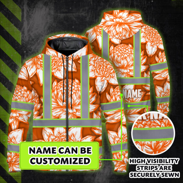 Hi-Vis-Zip-Hoodie-Reflective-Tapes-Orange-Neon-White-Protea-Custom-Name-Safety-Workwear-For-Workers,-Truckers,-Operators-2