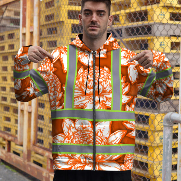 Hi-Vis-Zip-Hoodie-Reflective-Tapes-Orange-Neon-White-Protea-Custom-Name-Safety-Workwear-For-Workers,-Truckers,-Operators-4