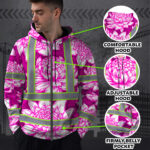 Hi-Vis-Zip-Hoodie-Reflective-Tapes-Pink-Neon-White-Protea-Custom-Name-Safety-Workwear-For-Workers,-Truckers,-Operators-8