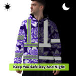 Hi-Vis-Zip-Hoodie-Reflective-Tapes-Violet-Neon-White-Protea-Custom-Name-Safety-Workwear-For-Workers,-Truckers,-Operators-7