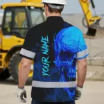 hi-vis-hawaiian-shirt-reflective-tapes-black-and-blue-skull-custom-f2320.webp