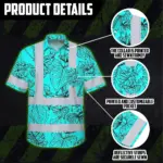 hi-vis-hawaiian-shirt-reflective-tapes-blue-neon-flowers-custom-name-436f9.webp