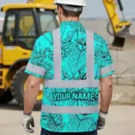 hi-vis-hawaiian-shirt-reflective-tapes-blue-neon-flowers-custom-name-459c4.webp