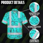 hi-vis-hawaiian-shirt-reflective-tapes-blue-neon-flowers-custom-name-b1a36.webp