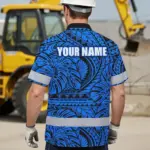 hi-vis-hawaiian-shirt-reflective-tapes-blue-neon-polynesian-tribal-a2945.webp