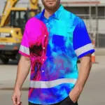 hi-vis-hawaiian-shirt-reflective-tapes-blue-pink-skull-custom-name-3bddd.webp