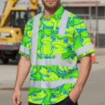 hi-vis-hawaiian-shirt-reflective-tapes-green-neon-blue-frog-custom-a2e1e.webp