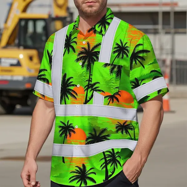 hi-vis-hawaiian-shirt-reflective-tapes-green-neon-flowers-custom-043a5.webp