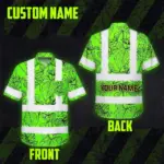 hi-vis-hawaiian-shirt-reflective-tapes-green-neon-flowers-custom-e2607.webp