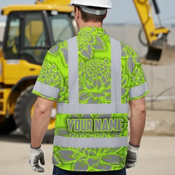 hi-vis-hawaiian-shirt-reflective-tapes-green-neon-grey-protea-custom-7062b.webp