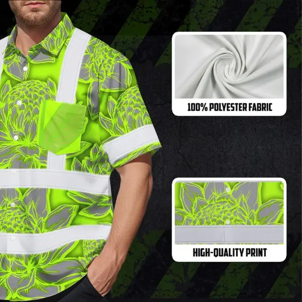 hi-vis-hawaiian-shirt-reflective-tapes-green-neon-grey-protea-custom-db600.webp