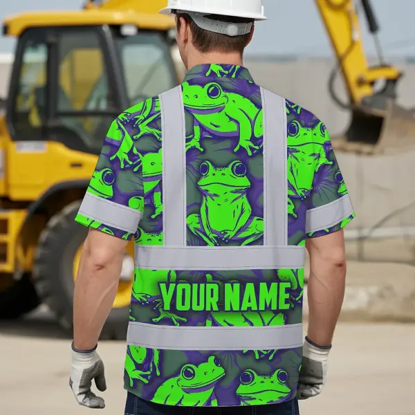 hi-vis-hawaiian-shirt-reflective-tapes-green-neon-violet-frog-custom-f7926.webp