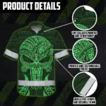 hi-vis-hawaiian-shirt-reflective-tapes-green-polynesian-skull-custom-b9b20.webp