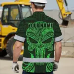 hi-vis-hawaiian-shirt-reflective-tapes-green-polynesian-skull-custom-d7862.webp