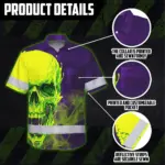 hi-vis-hawaiian-shirt-reflective-tapes-green-violet-skull-custom-141cc.webp