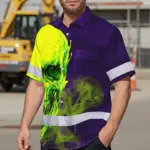 hi-vis-hawaiian-shirt-reflective-tapes-green-violet-skull-custom-68a10.webp