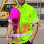 hi-vis-hawaiian-shirt-reflective-tapes-pink-and-lime-neon-skull-a5057.webp