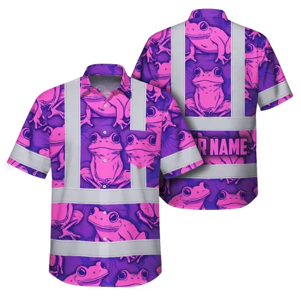 hi-vis-hawaiian-shirt-reflective-tapes-pink-and-violet-neon-frog-6f4a4.webp