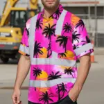 hi-vis-hawaiian-shirt-reflective-tapes-pink-neon-flowers-custom-name-47ba7.webp