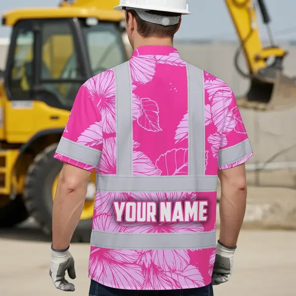 hi-vis-hawaiian-shirt-reflective-tapes-pink-neon-hibiscus-custom-9b436.webp