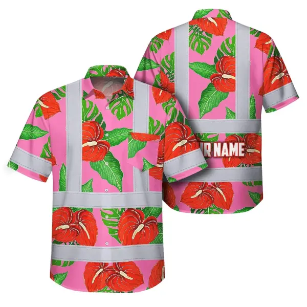 hi-vis-hawaiian-shirt-reflective-tapes-pink-neon-red-anthurium-87a26.webp
