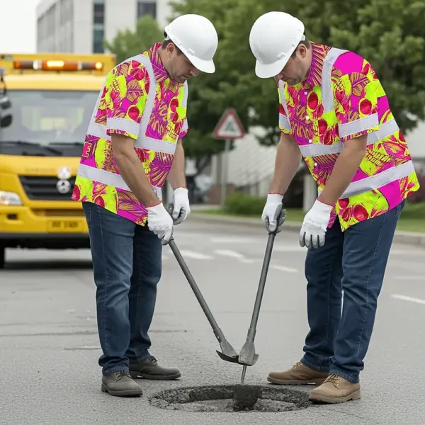hi-vis-hawaiian-shirt-reflective-tapes-pink-neon-yellow-skull-custom-564f3.webp