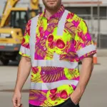 hi-vis-hawaiian-shirt-reflective-tapes-pink-neon-yellow-skull-custom-a16cf.webp