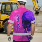 hi-vis-hawaiian-shirt-reflective-tapes-pink-violet-skull-custom-name-48116.webp