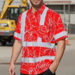 hi-vis-hawaiian-shirt-reflective-tapes-red-neon-flowers-custom-name-72abe.webp