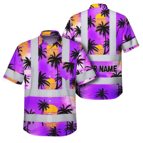 hi-vis-hawaiian-shirt-reflective-tapes-violet-neon-flowers-custom-4090f.webp