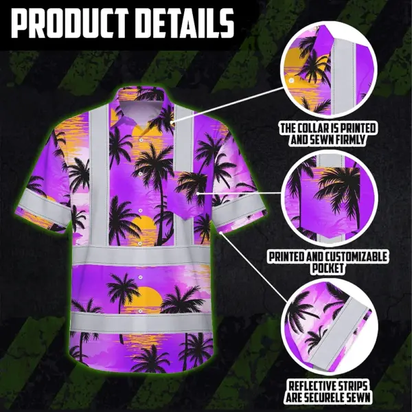 hi-vis-hawaiian-shirt-reflective-tapes-violet-neon-flowers-custom-40d8f.webp