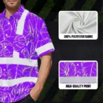 hi-vis-hawaiian-shirt-reflective-tapes-violet-neon-flowers-custom-56de6.webp