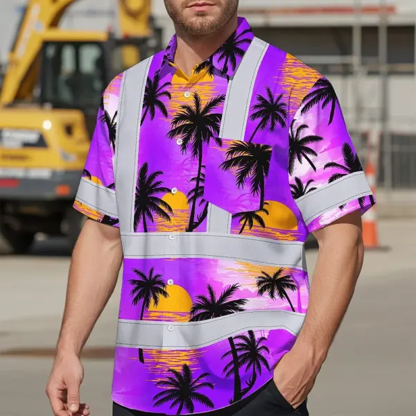 hi-vis-hawaiian-shirt-reflective-tapes-violet-neon-flowers-custom-dc8ef.webp
